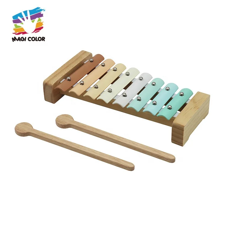 Early Learning Percussion Instrument 8 Notes Wooden Xylophone Toy For Kids W07C109