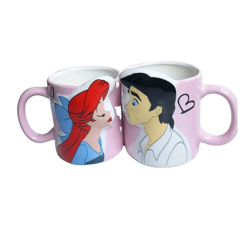 Factory wholesale Top 3 D Lovers matches mugs with animal shape coffee Cup