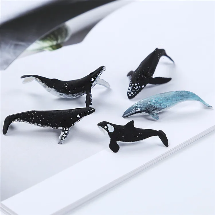 Y 1840 DIY 3D Mini Whale Resin Filler Plastic Vase Filler Small Mould Filler Resin Jewelry Making