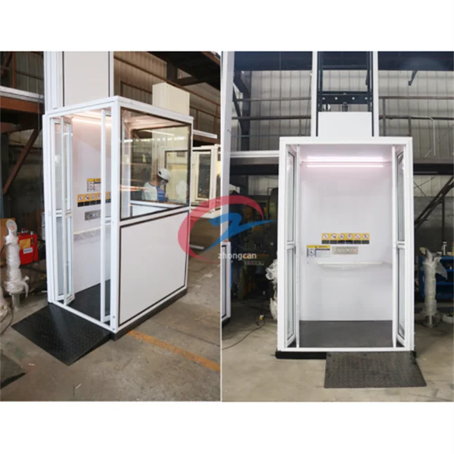 Best price 2-6m  360kg indoor vertical home lift home elevator