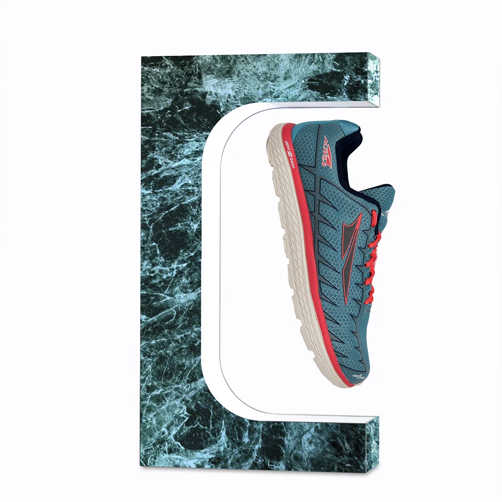 Levitation Shoes Rotation Magnetic Floating Shoes Display Racks with LED Light