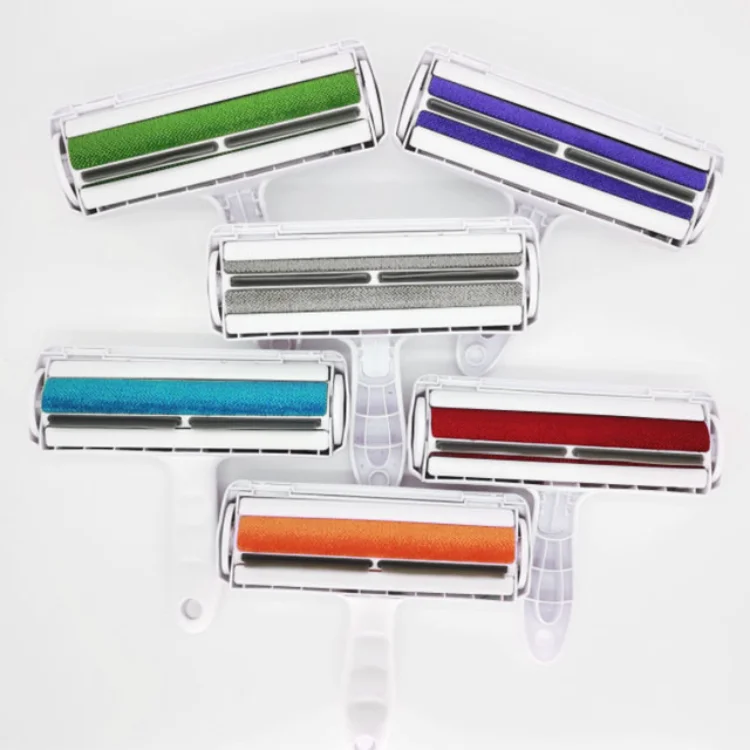 Potable Self-Cleaning Pet Hair Remover Lint Roller Remove Lint Pellet From on Clothes Dog Cat Fur Roller