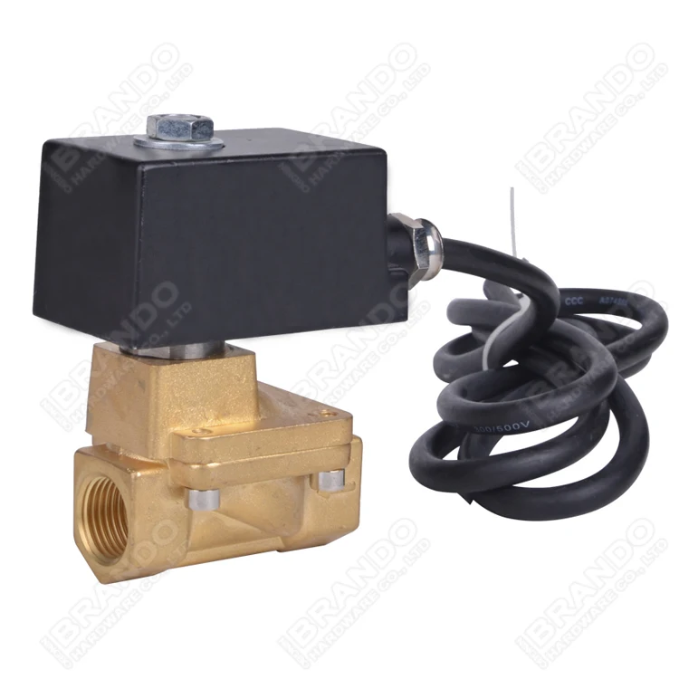 Explosion Proof Ex-Proof Coil Water Air Brass Solenoid Valve 3/8' 1/2' 3/4' 1' 1 1/4' 1 1/2' 2' 220V 110V AC 24V 12V DC