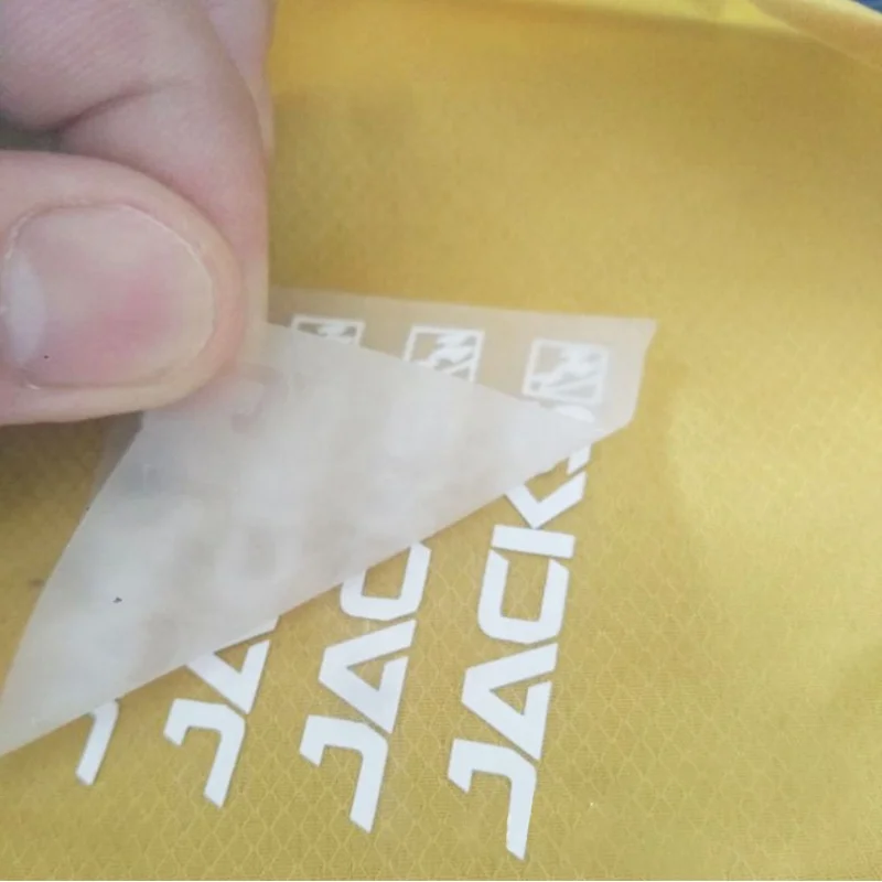 Factory Silicone Heat Transfer Label for Clothing 3D Custom Logo Offset Embossed Logo Iron On Clothing Label Tags