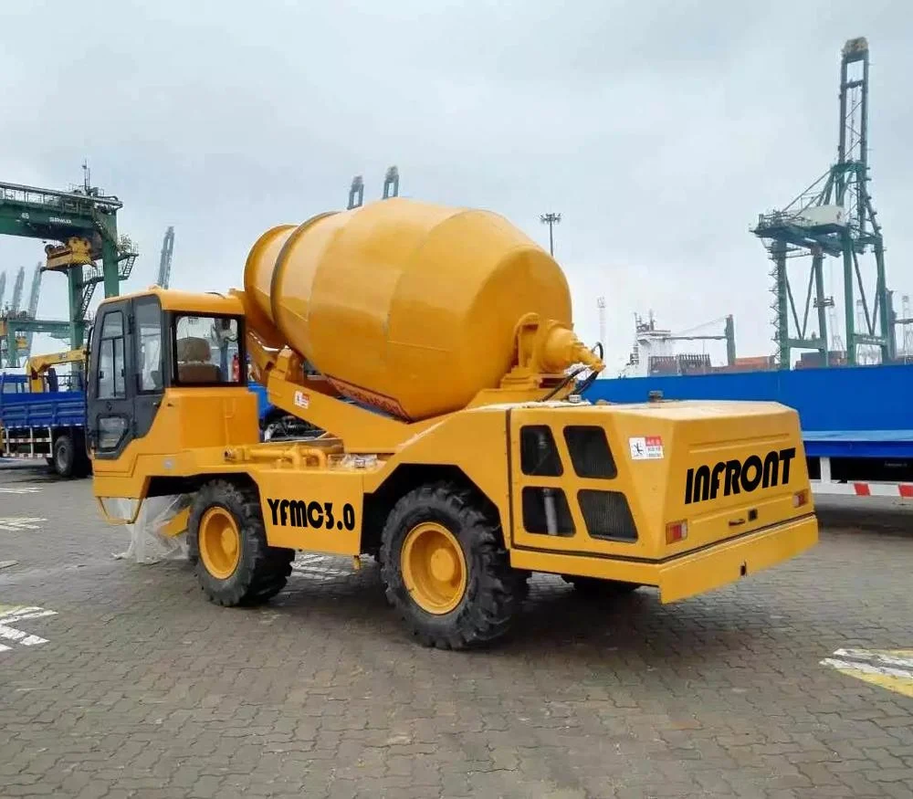 Propelled Small Concrete Mobile Truck Self loading Concrete Mixer