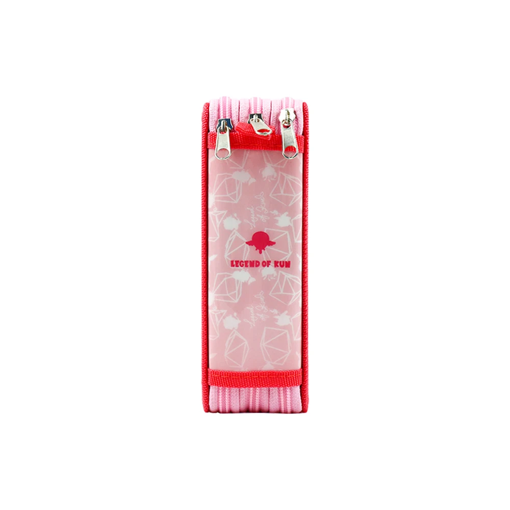 Spot Supplies Cute Pencil Case School Waterproof PU Teenage Big Capacity Blue Pink Pencil Case