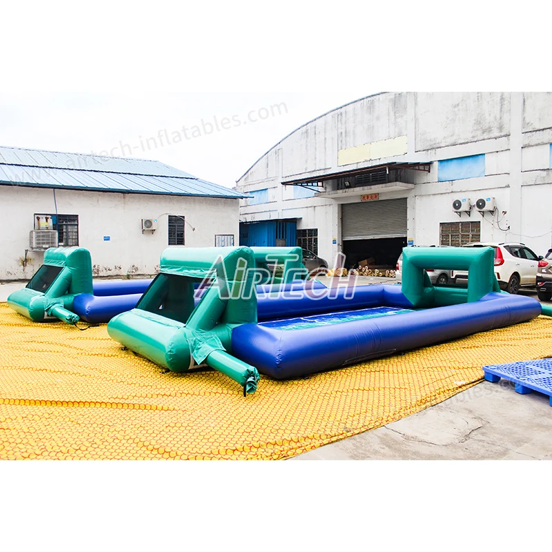 Small football pitch inflatable football target game arena inflatable football field for outdoor fun