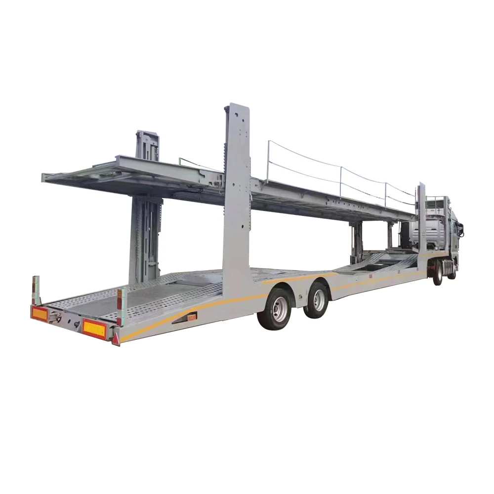 Hot selling 8-bit 17m length air suspension 2 axles new energy car transportation carry semi trailer