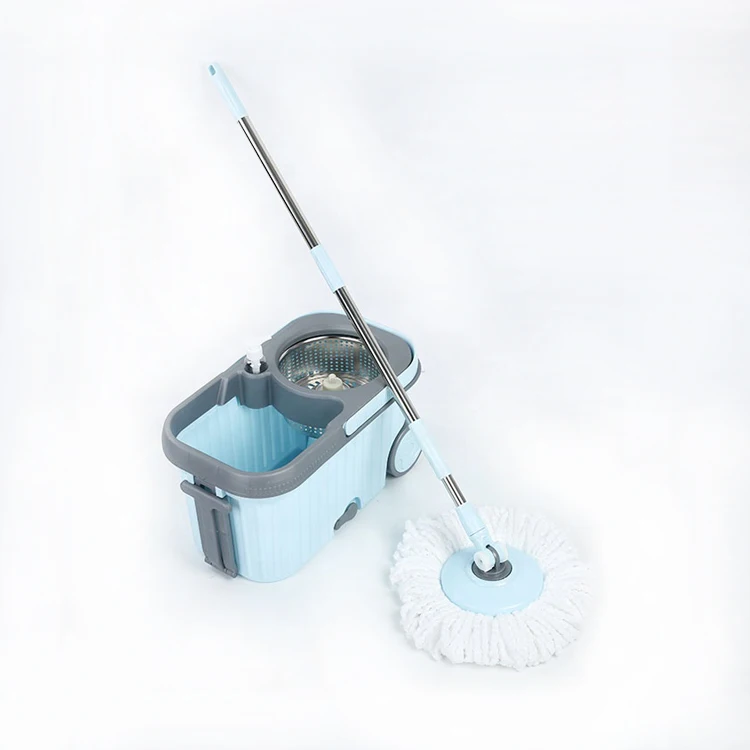 
Wholesale Microfiber Magic 360 Spin Floor Cleaning Mop and Bucket Set  (60818554727)