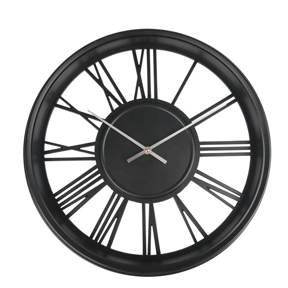 
Large Decorative Wall Clock 18 Inch Oversized Centurian Roman Numeral Style Clock Modern Home Decor Ideal for Living Room 