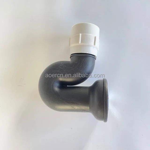 Drainage Channel Basin Toilet Waste Pipe Bottle Trap Siphon Flexible Drain Pipe for Bathtub