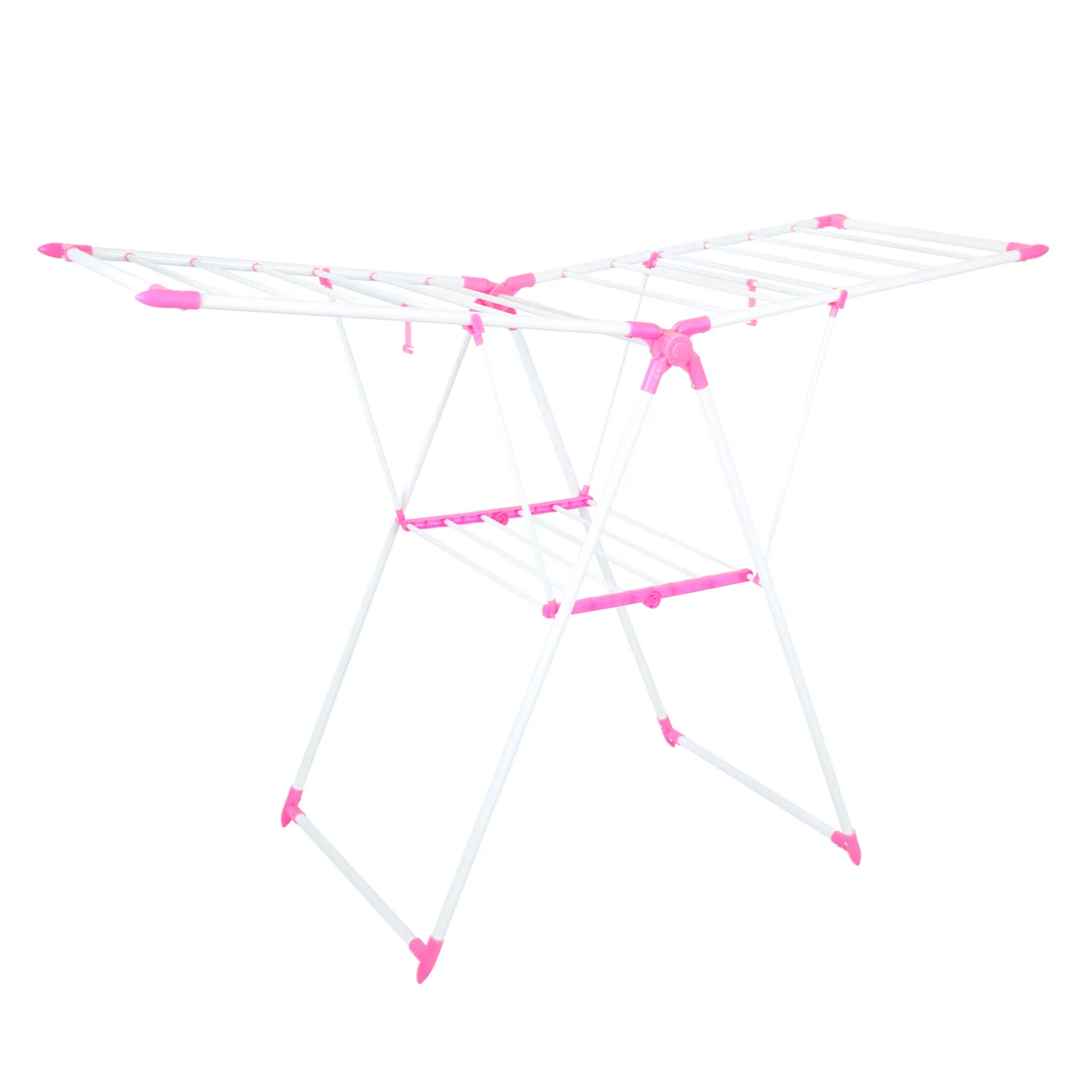 Factory Price Clothes Hanger High Quality Foldable Clothes Poles Two Colors Optional Balcony Clothes Hanger OEM Available