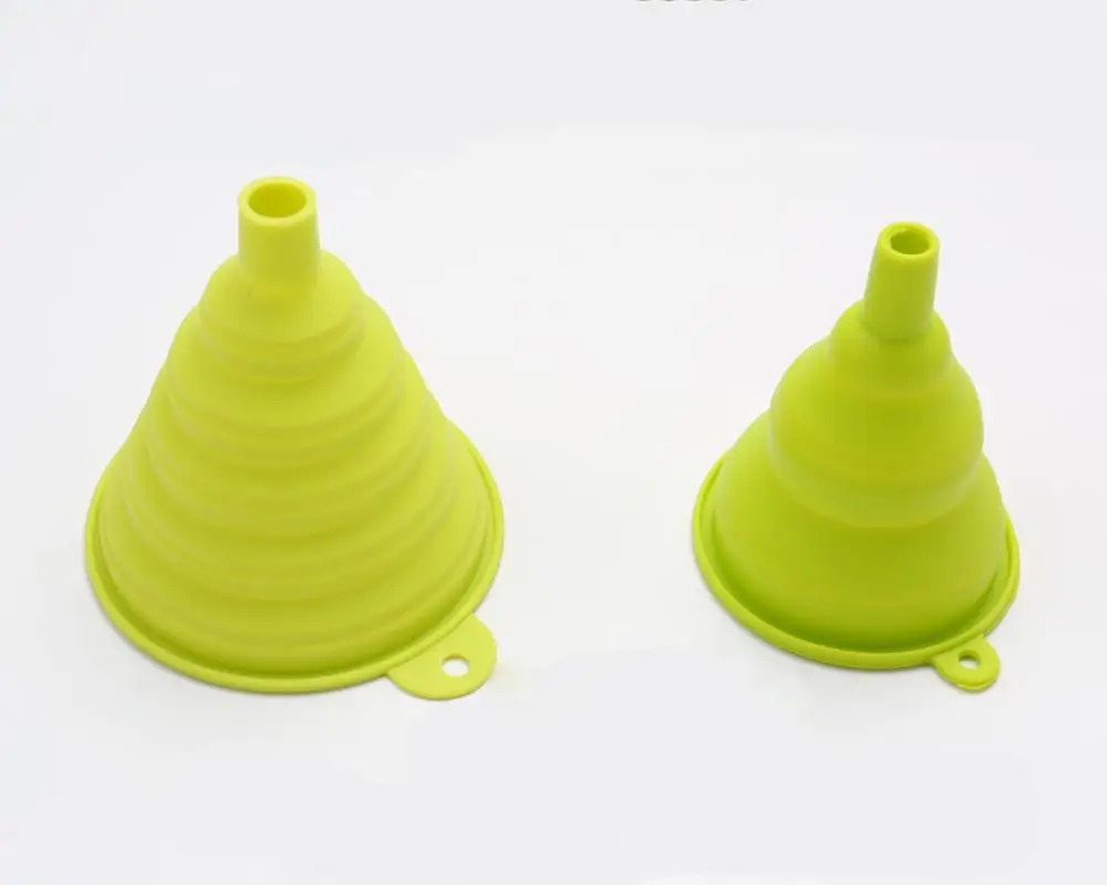Collapsible Food Grade Silicone Kitchen Tool Retractable Funnel