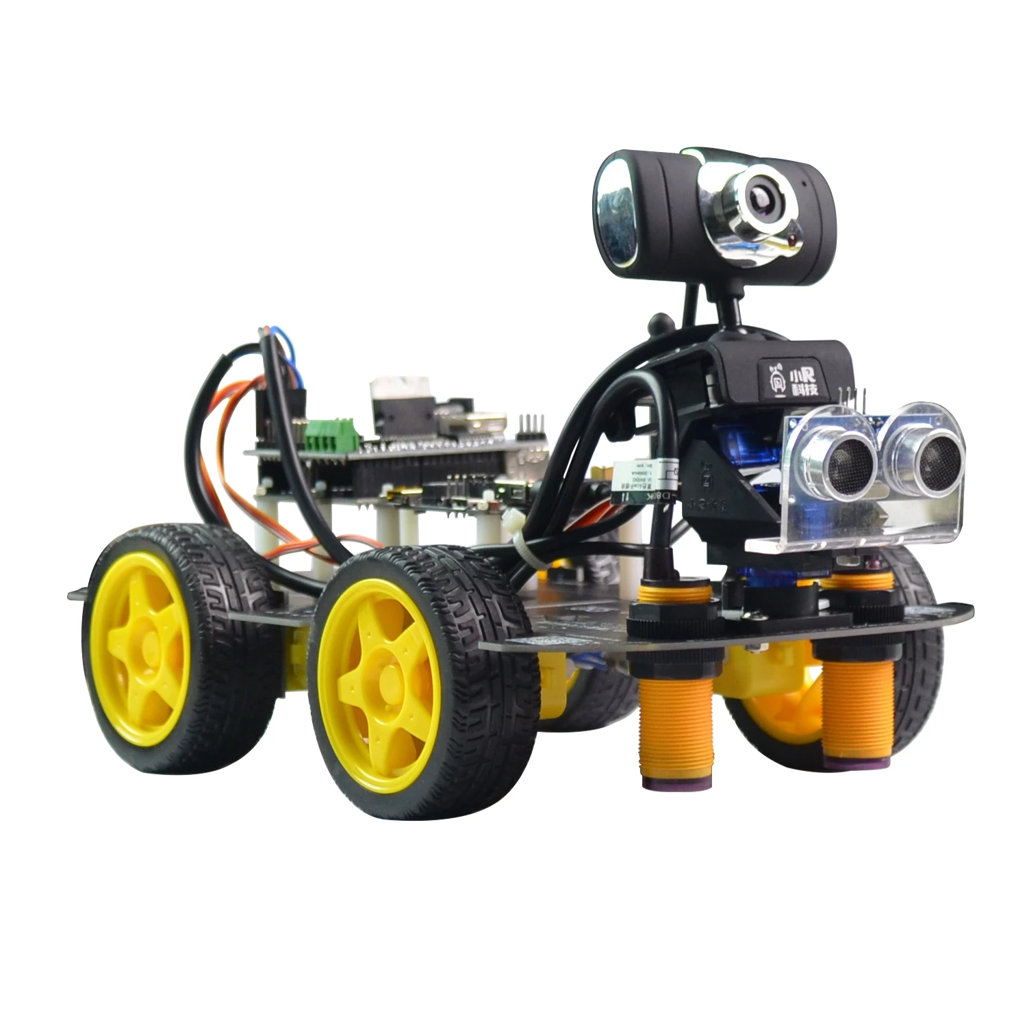 
programmable robotic kits XIAORGEEK DIY DS Robot Car Kit with Arduino for Education 