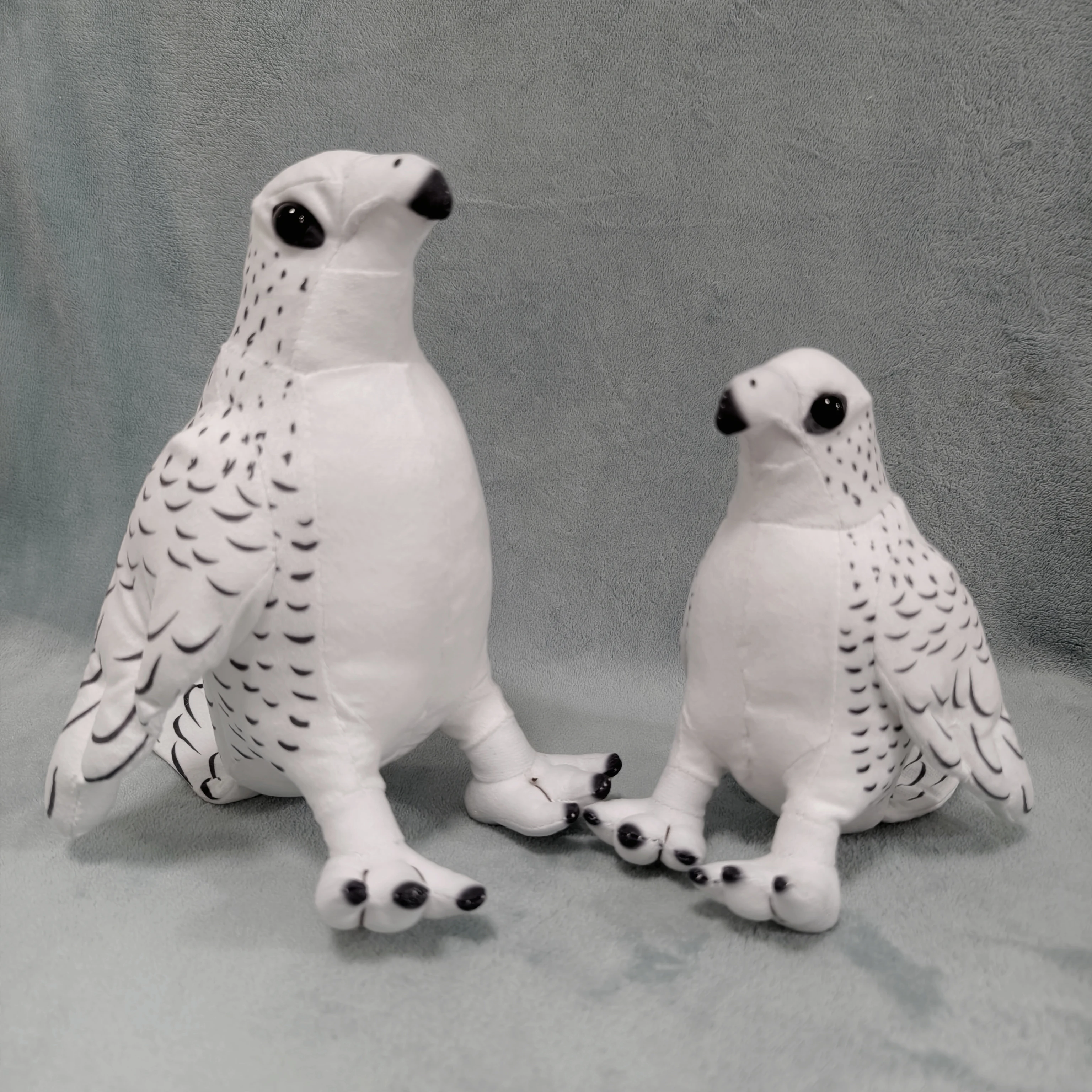 Customized flying eagle toy white falcon plush bald eagle toy stuffed animal wholesale falco hawk figurine white bird toy