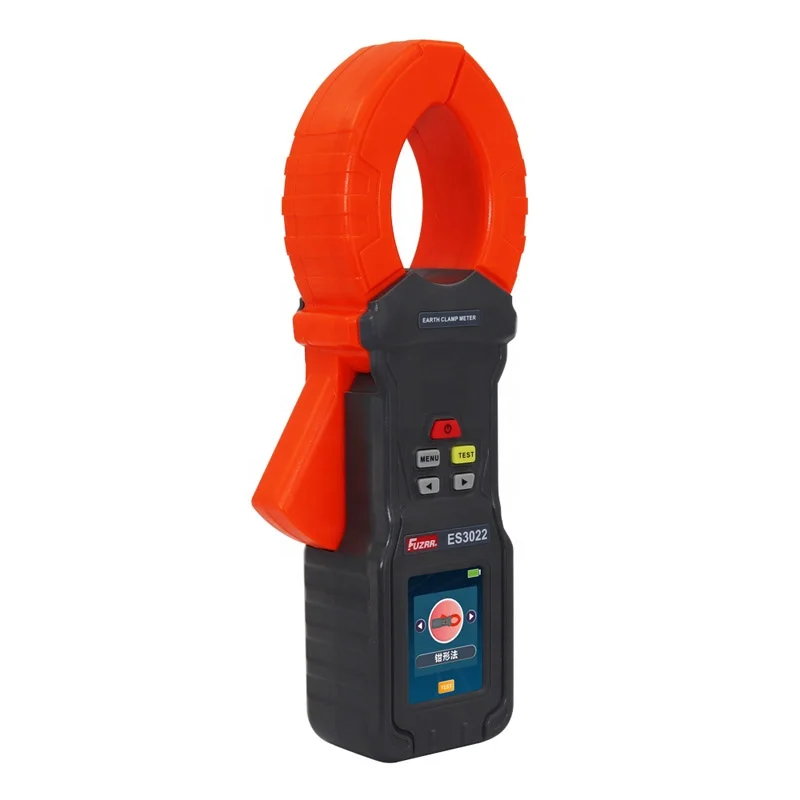 FUZRR ES3022 pinza amperimetrica 0.01ohm~1500ohm digital Clamp Earth Resistance tester clamp meter ac dc digital