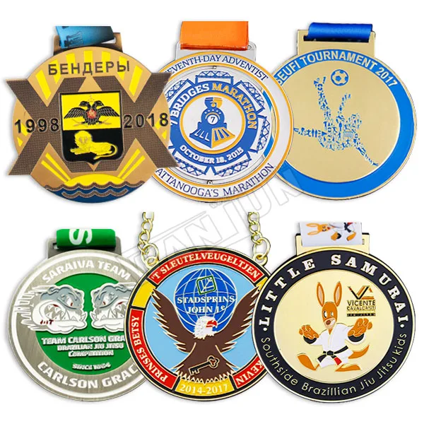 high quality cheap metal engraved blank sports medal for sales