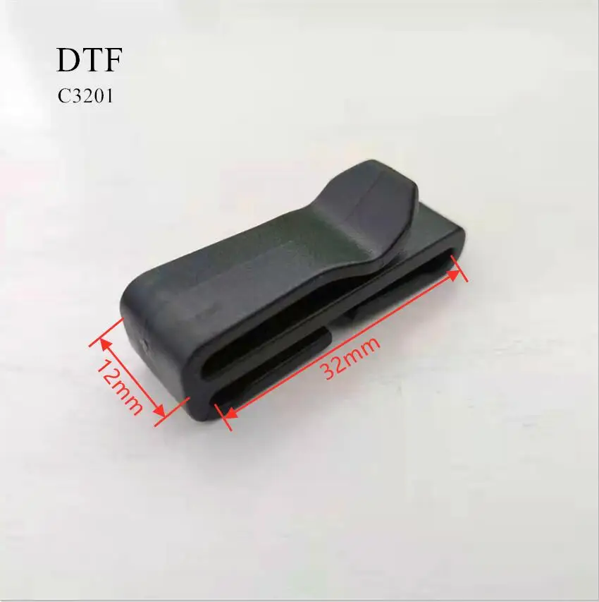 Buckle clip Slider Black For Tactical backpack Adjusting strap webbing 20mm 25mm 32mm 38mm 50mm
