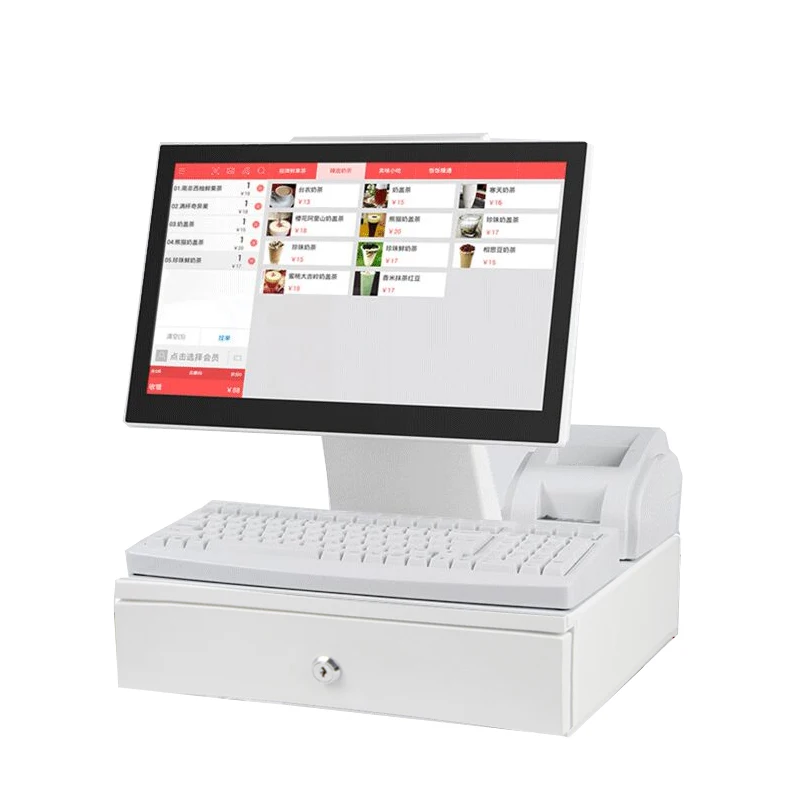 Restaurant Retail Billing Printer Touch Windows Android Pos Cashier Machine Pos Terminal Cash Register All In One Pos Systems