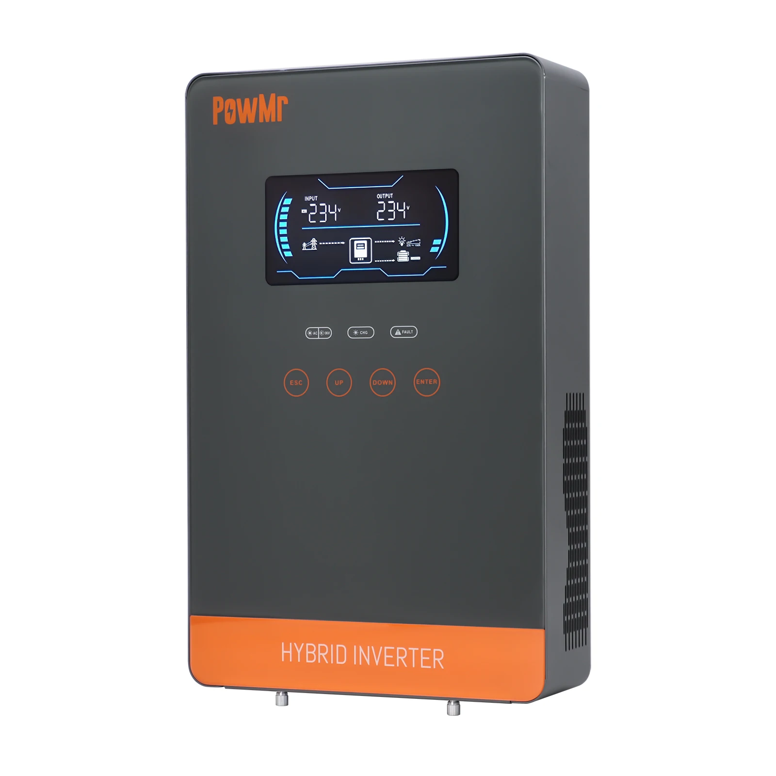 PowMr Home Use Inverter 4.5KW 24V Pure Sine Wave Power Inverter 6.5KW 48V Rechargeable Power Inverter