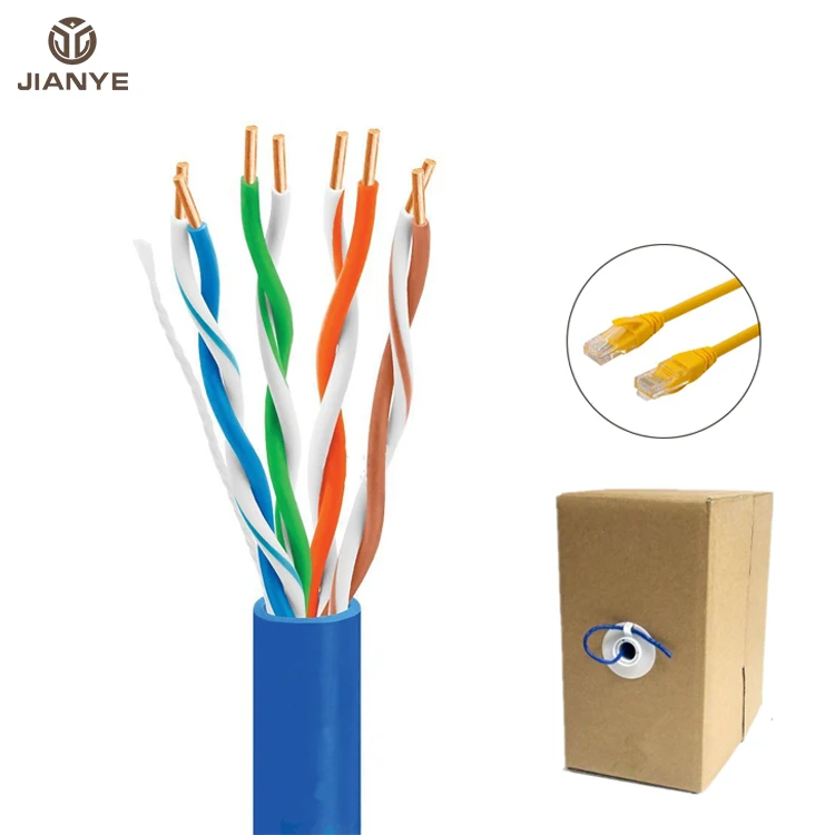 Чистая медь 100% CAT5 производители Анатель 305 м 1000ft рулон cat5e