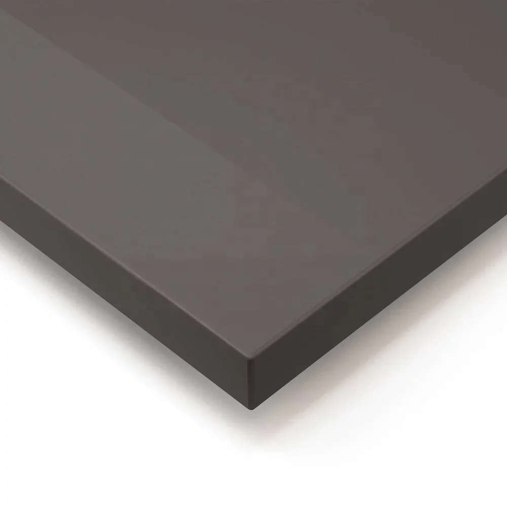 High gloss Super matt UV MDF board PET Faced Panel  for furniture