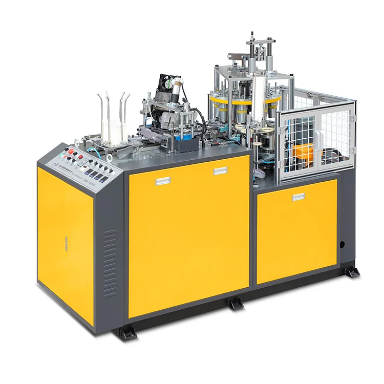 
Disposable Coffe Cup Manufacturing High Speed Full Automatic Disposal Paper Cups Making Machine 