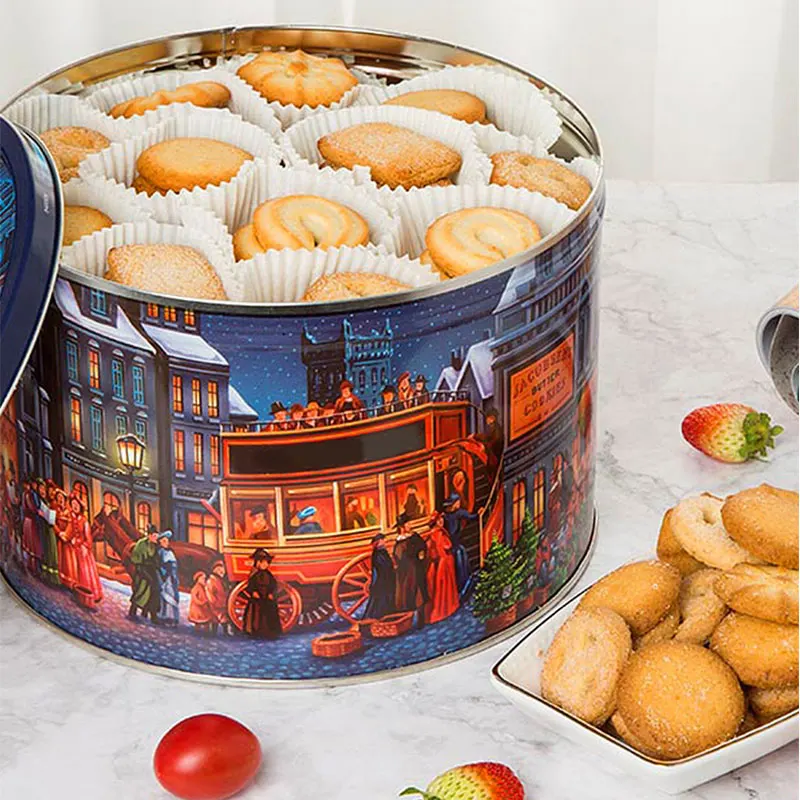 4oz Tin Imported Sweet Butter Biscuits Royal Danish Style Butter Cookies Biscuits