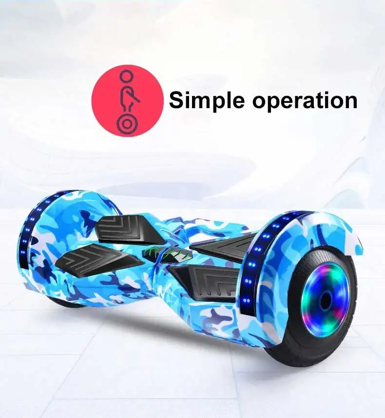 Вездеходный Ховерборд 1 pice hoverboard bluetooth самобалансирующийся Электрический скутеры led 2 колеса hover board uk