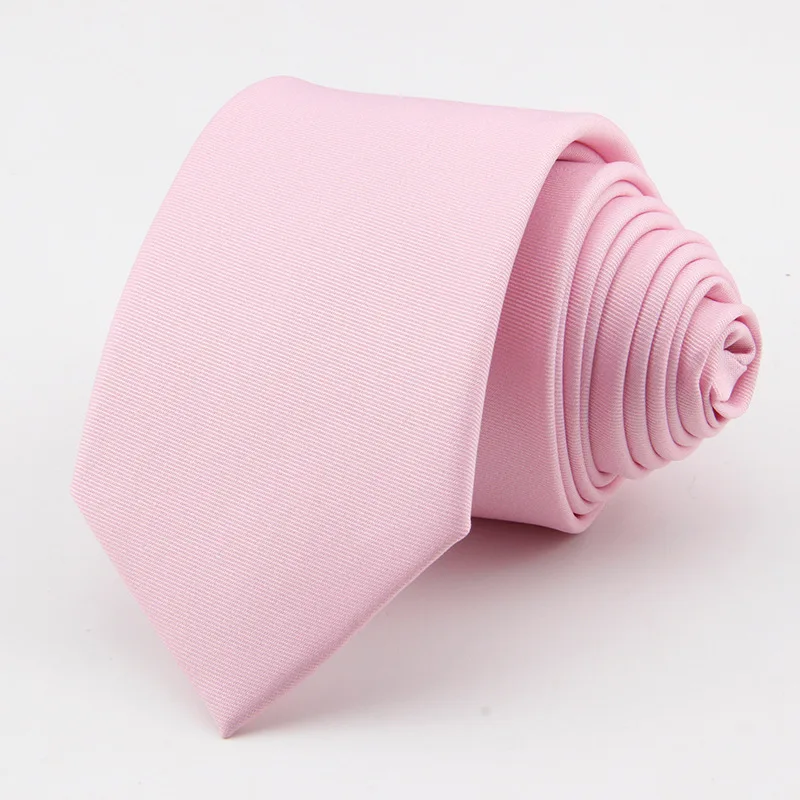 New fashion casual tie formal business British style gentleman tie polyester silk arrow shape solid color tie for men