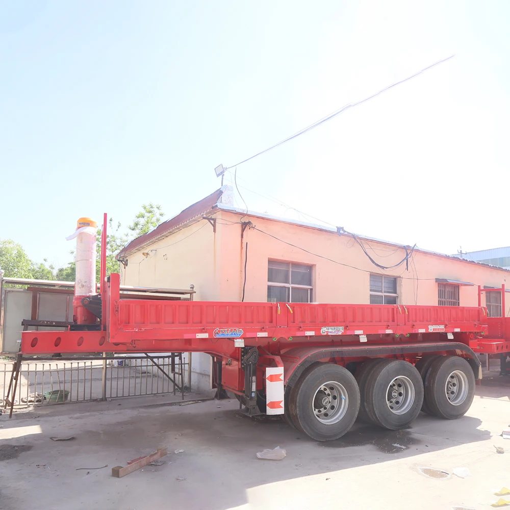 40ft 3/4/5 Axle 40Ton 60Ton Stone Transportation Utility Tilt Equipment Dump Semi Trailer