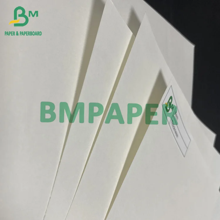 70gsm 80gsm 90gsm White Bleached Kraft Paper High Expansible Custom Sheet Size 300mm - 2500mm
