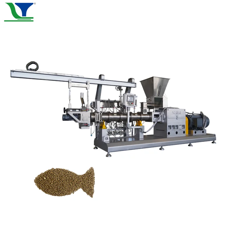 Twin Screw Fish Feed Extruder Fish Feed Extruder Price Floating Fish Feed Extruder