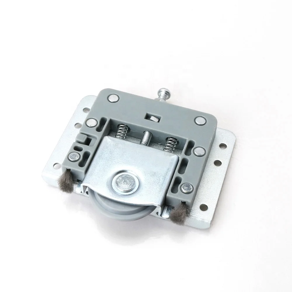 Roeasy Wardrobe Cabinet Sliding Door Furniture Roller Track and Roller Wheel with Damper