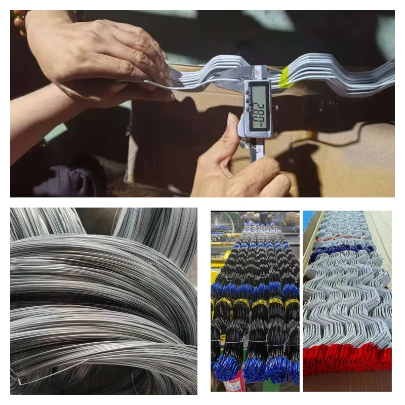zigzag greenhouse accessories 2.0mm spring used for locking film plastic coating steel wiggle wire