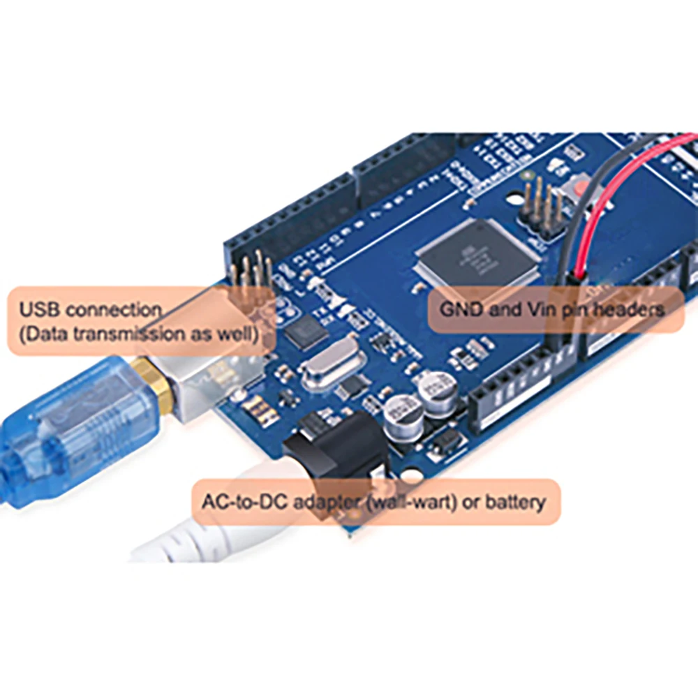 hot sale MEGA R3 Board Atmega 2560 + USB Cable Compatible with Arduino IDE