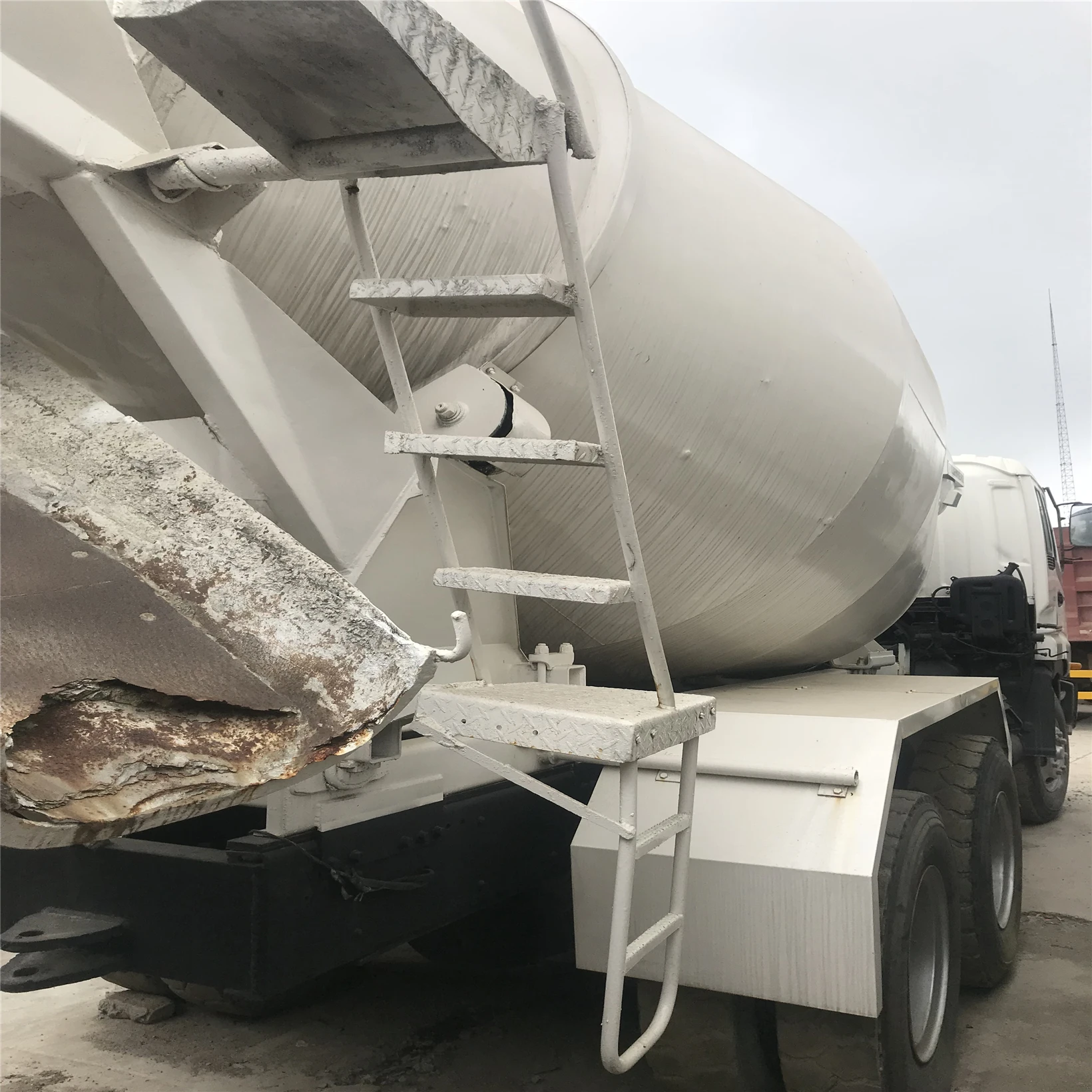 Kenya ISUZU 6x4 10 Cubic Meter 10 Wheel Concrete Mixer Plant Truck for Sale Used and New Diesel Engine