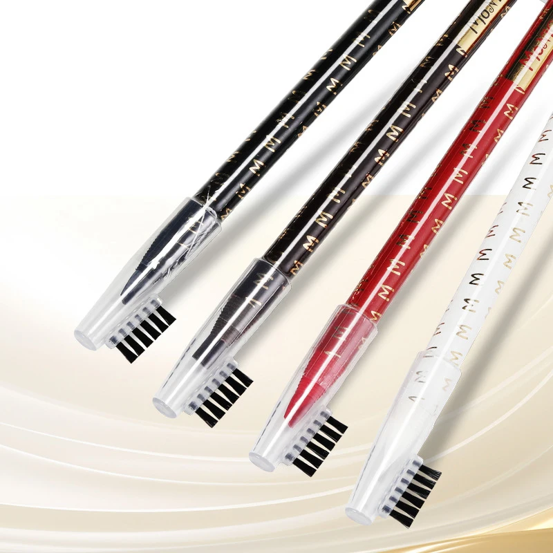 Хит продаж инструменты для макияжа бровей принадлежности татуировок Водостойкий карандаш татуажа стойкий с мягкой щеткой