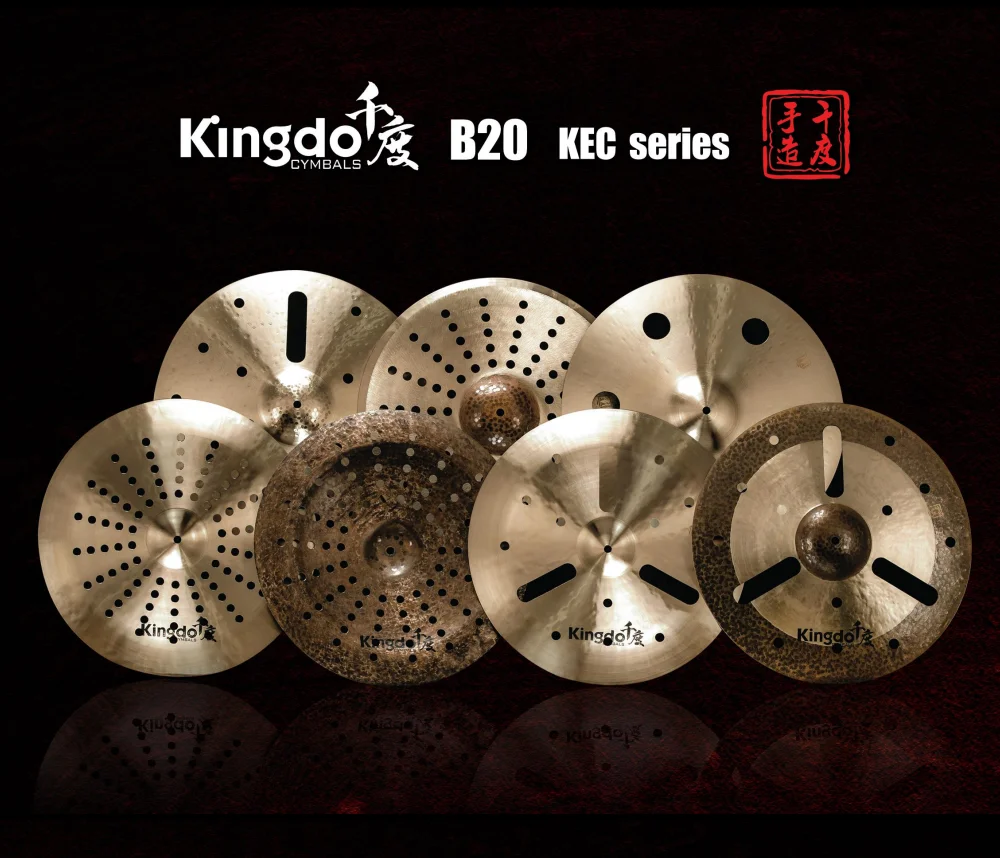 Kingdo high quality B20 kec o-zone china effects cymbals for pop music