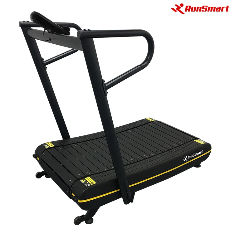 
home use curve treadmill with folding wholesale fitness running unpowered non motorized treadmill 