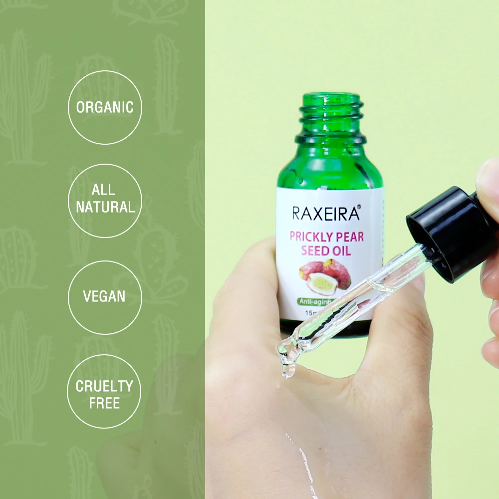 Private Label 100% Pure Organic Moroccan Prickly Pear Seed Oil