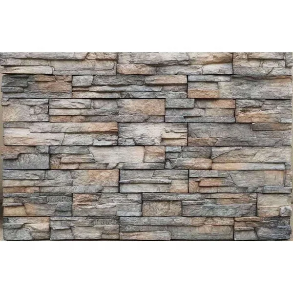 Industrial Rustic Artificial Culture Stone Ledge Veneer Cut-to-Size for Hotel Apartment Park Landscaping with Cement Stacking