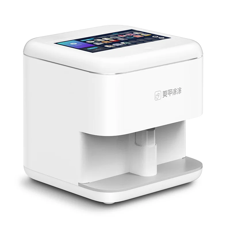 2022 Mini Intelligent Digital Electric Nail  3d Color Printer Cartridge Smart Nail printer Equipment Wifi Nail Printer
