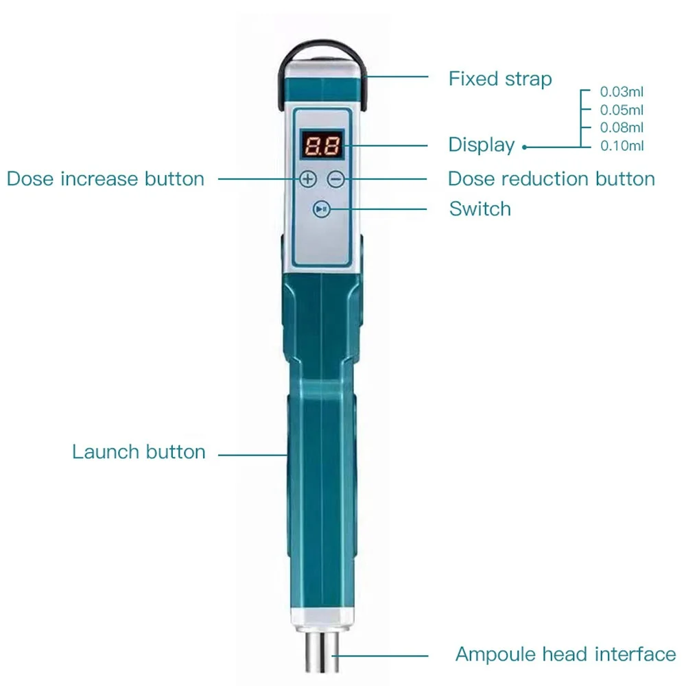 YanYi automatic Massager Hyaluronic Pen Acid Serum Injection Pen Face Facial Skineance Wrinkle Filler Mesotherapy Gun