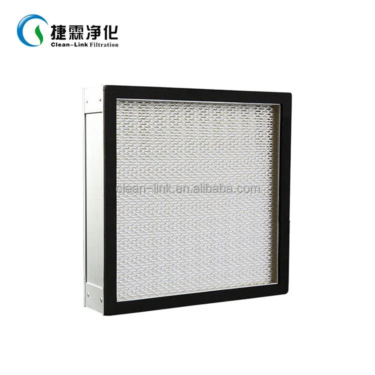 H13 H14 High Efficiency Air Filter Mini pleat hepa filter For Ventilation System