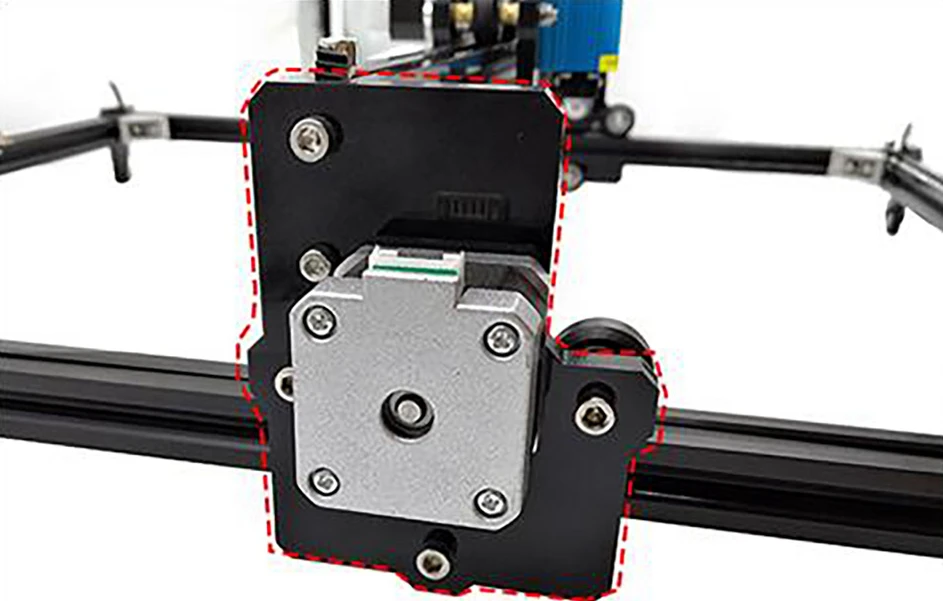 Mini Laser Engraving and Cutting Machine Mobile Screen Protector Gold Tempered Glass Mark 4030 Small Business Leather White Blue