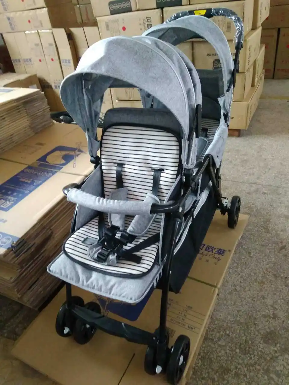 Twin Baby Strollers Travel Super Light Weight Small Foldable Stroller Baby for Two Babies