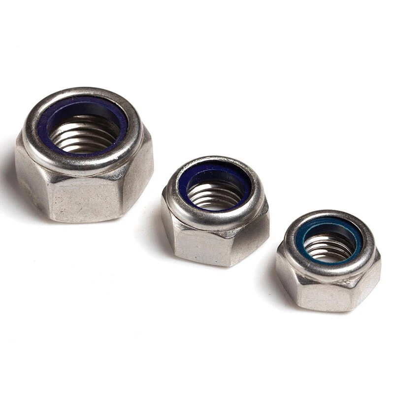 Stainless steel nylon lock nut