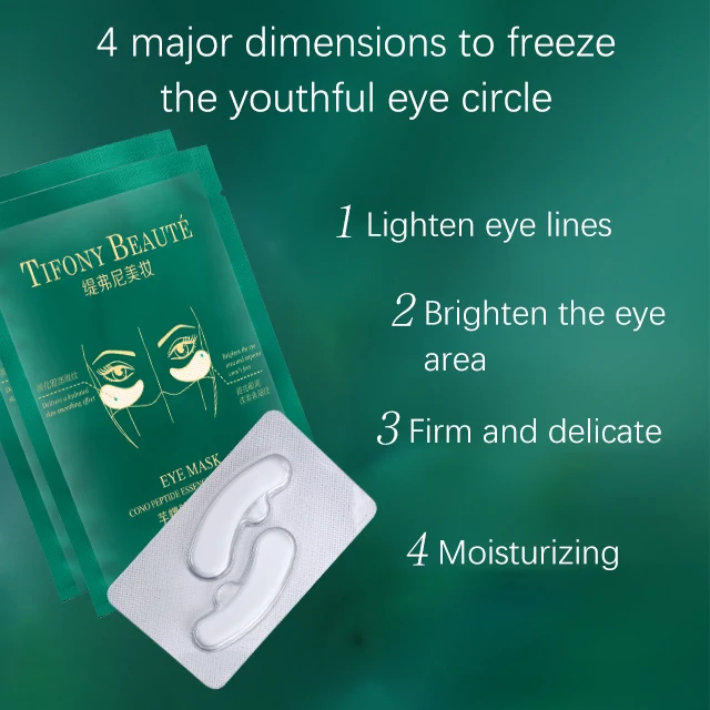 OEM Snake Venom Peptide Soluble Freeze-dried Oligopeptide Collagen Moisturizing Under Eye Patch