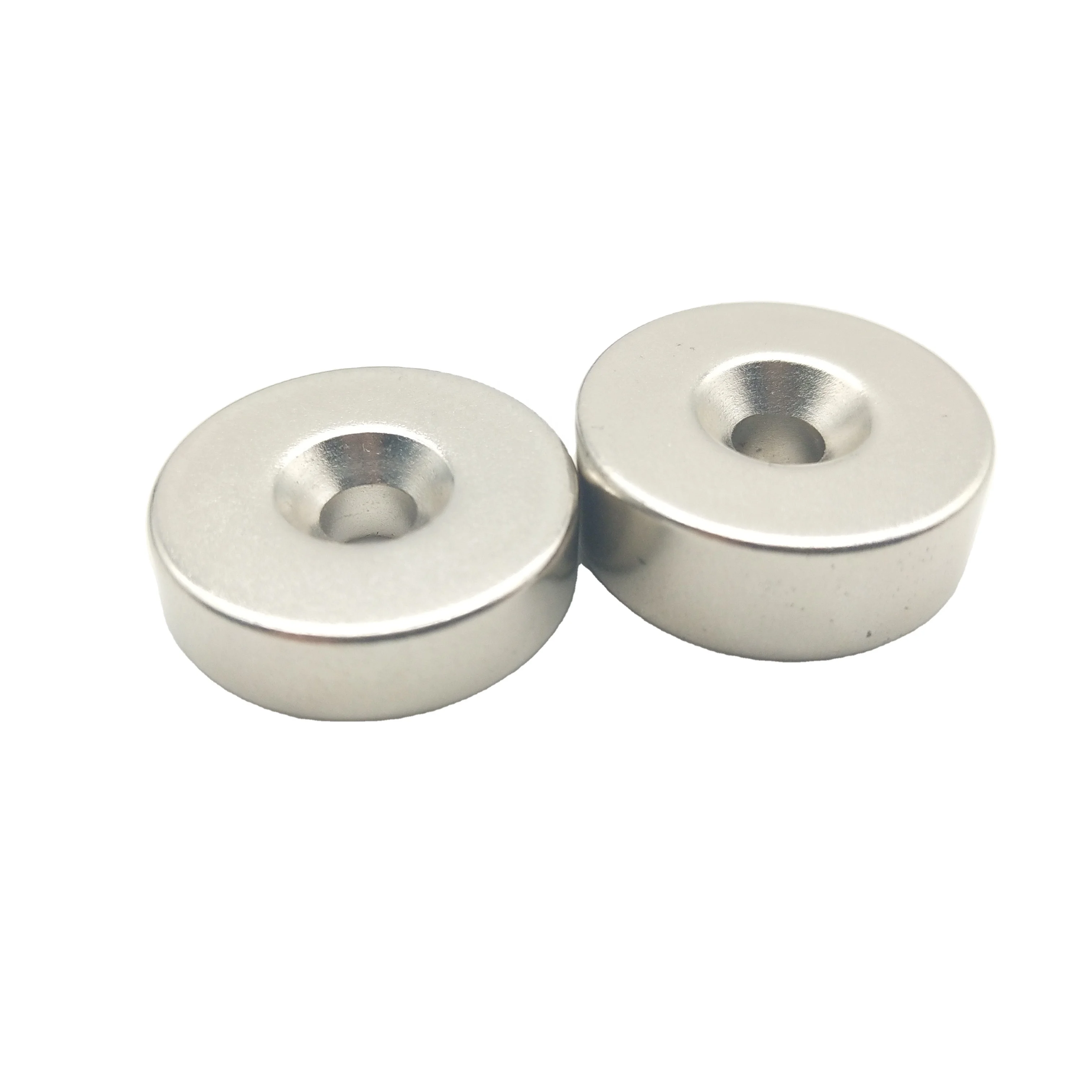 china manufacturer price customized rare earth neodymium countersunk magnet disc round NdFeB magentsN35 N40 N45 N50 N52